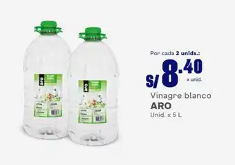 Makro Vinagre blanco ARO Unid. x 5 L oferta
