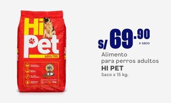 Makro Alimento para perros adultos HI PET Saco x 15 kg. oferta