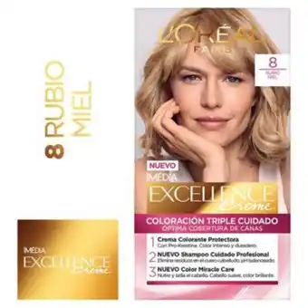 Tottus Tinte para cabello 8 rubio miel 162.5 ml oferta