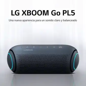 Oechsle Lg parlante bluetooth portatil xboom pl5 negro oferta