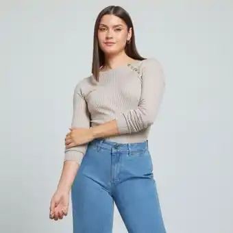 Oechsle Chompa malabar mujer manga larga karina oferta