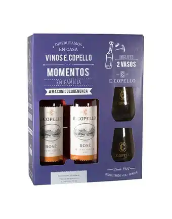 Pack momentos copello rose 750ml