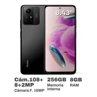 Oechsle Celular xiaomi redmi note 12s 6.43 8gb ram 256gb oferta