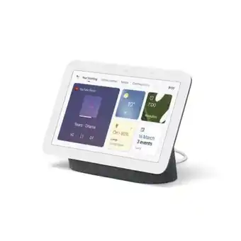 Hiraoka Parlante inteligente google nest hub 2da generación + foco smart oferta