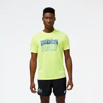 New Balance Rbc brooklyn half impact run short sleeve men oferta