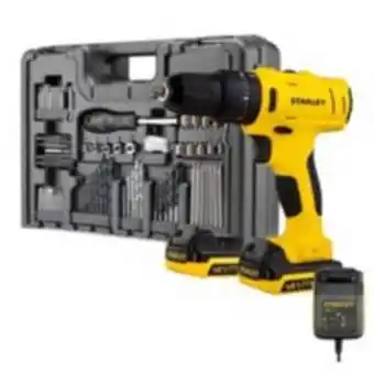 Maestro Taladro percutor 3/8 12v 26nm + 100 accesorios stanley sch121s2ka-b2 oferta