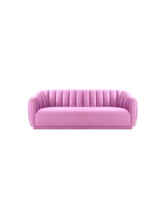 Tiendas EFE Sofá 2 cuerpos home premium vetinna rosado oferta