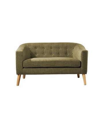 Tiendas EFE Sofá 2 cuerpos home premium viviana verde oliva oferta