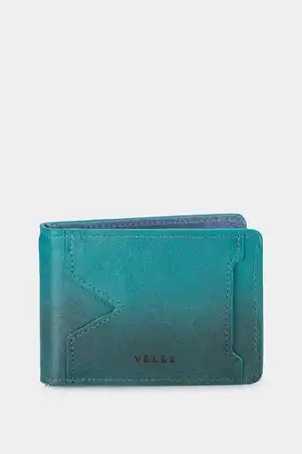 Vélez Porta billetes lunar de cuero para hombre cortes simétricos oferta