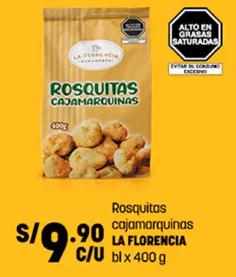 Plaza Vea Rosquitas cajamarquinas LA FLORENCIA bl x 400 g oferta