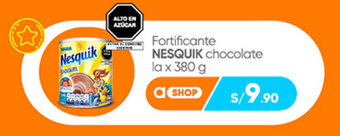Plaza Vea Fortificante NESQUIK chocolate la x 380 g oferta
