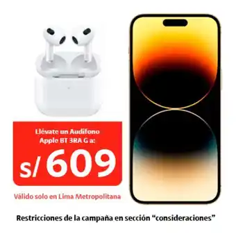 Claro Iphone 14 pro gold 128gb + portabilidad + postpago + plan max ilimitado 69.90 p oferta