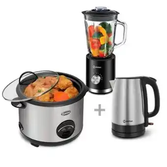 Hiraoka Licuadora miray lm-116v-b 1.5l + olla arrocera miray om-t342 1.8l + hervidor miray hm-870 1.7l oferta