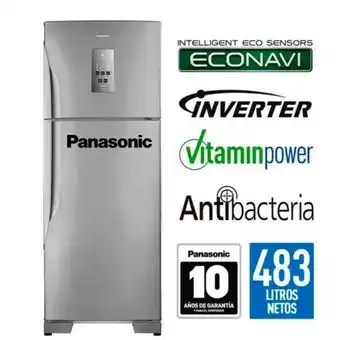 Hiraoka Refrigeradora panasonic nr-bt55pv2xd no frost 483l oferta