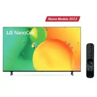 Carsa Televisor smart uhd 4k lg 50 pulgadas nanocell thinq ai 50nano75sqa (2022) oferta