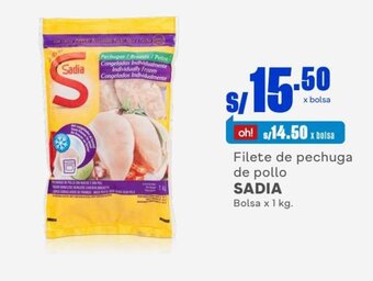 Makro Filete de pechuga de pollo SADIA Bolsa x 1 kg. oferta