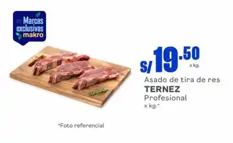 Makro Asado de tira de res TERNEZ Profesional x kg. oferta