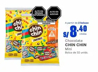 Makro Chocolate CHIN CHIN Mini Bolsa de 32 unids. oferta