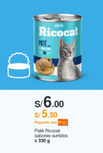 Metro Paté Ricocat sabores surtidos x 330 g oferta