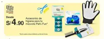 Metro Accesorios de higiene para tu mascota Pet's Fun oferta