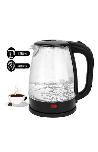 Tiendas EFE Hervidor électrico whiteline vidrio 1.8lt oferta