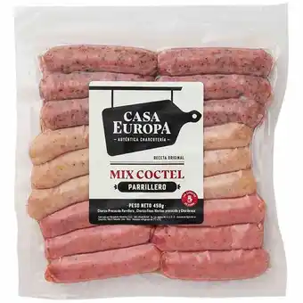 Vivanda Mix chorizos cocktail parrilleros casa europa empaque 450g oferta