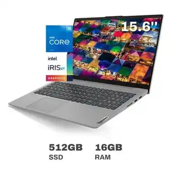 Oechsle Laptop lenovo ideapad 5i intel core i5 16gb ram 512gb ssd 15.6 oferta