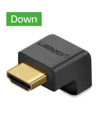 Tiendas EFE Adaptador hdmi ugreen hd112 macho / hembra (hacia abajo) negro oferta