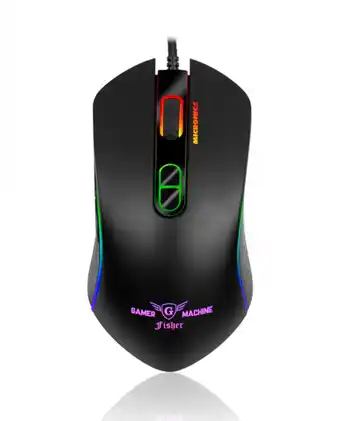 Tiendas EFE Mouse gamer usb rgb fisher m810 micronics oferta