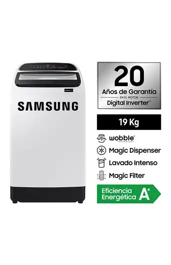 Tiendas EFE Lavadora eco inverter 19 kg oferta