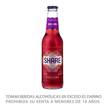 Tottus Bebida alcoholica share borgona oferta