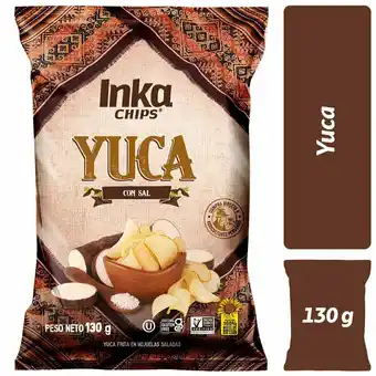 Tottus Veggie chips yuca 130 gr oferta