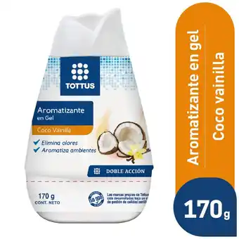 Tottus Cono gel coco vainilla tottus x 170 gr oferta