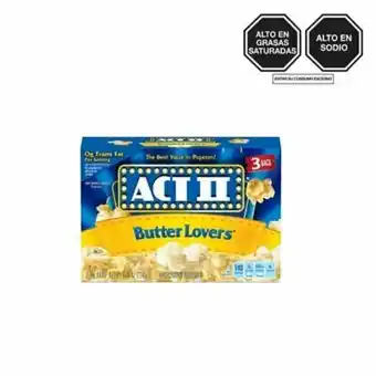 Tottus Pop corn butter lovers 3 unds oferta