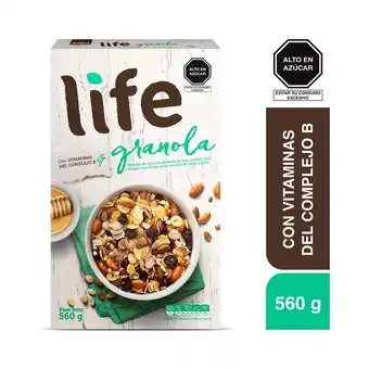 Tottus Cereal life granola 560 gr oferta