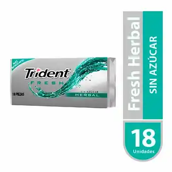 Tottus Goma de mascar sabor fresh herb 18s oferta