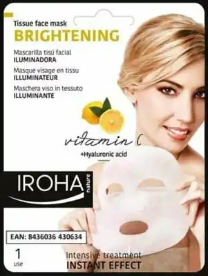 Tottus Mascarilla facial tisu iluminadora de limón oferta
