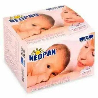 Tottus Protector mamario neopan 12+2 con gel oferta