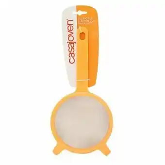 Colador con malla por 14cm de plãstico