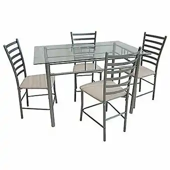 Tottus Juego de comedor berlin 4 sillas oferta