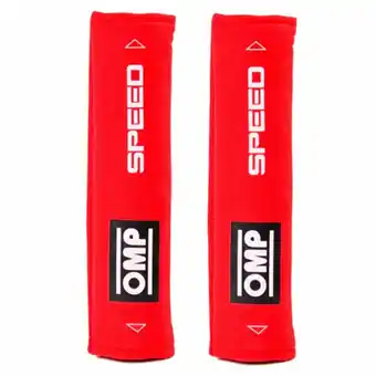 Tottus Cubre cinturon seguridad auto omp rojo oferta