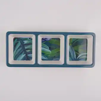 Tottus Plato piqueo melamine 3 div bosque oferta
