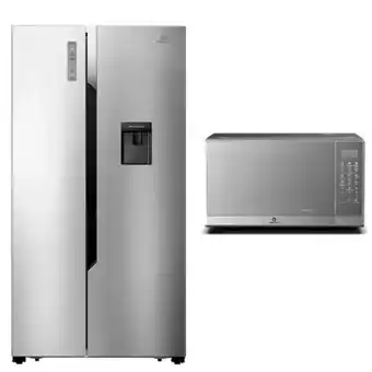 Hiraoka Refrigeradora indurama ri-788d no frost 514l + horno microondas indurama mwi-20tcrp 20l oferta