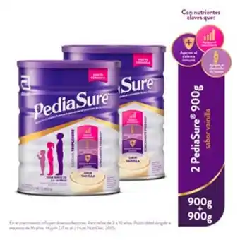 Mifarma Pack 02 pediasure triplesure en polvo vainilla oferta