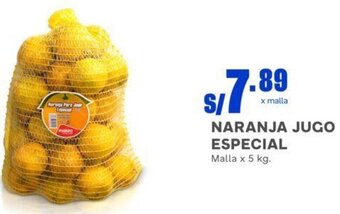 Makro NARANJA JUGO ESPECIAL Malla x 5 kg. oferta