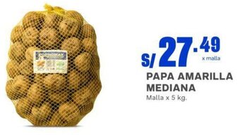 Makro PAPA AMARILLA MEDIANA Malla x 5 kg. oferta