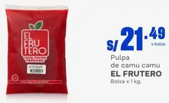Makro Pulpa de camu camu EL FRUTERO Bolsa x 1 kg. oferta