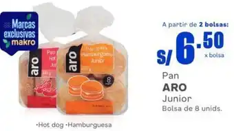 Makro Pan ARO Junior Bolsa de 8 unids oferta
