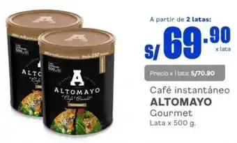 Makro Café instantáneo ALTOMAYO Gourmet Lata x 500 g. oferta