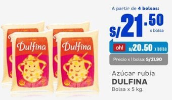 Makro Azúcar rubia DULFINA Bolsa x 5 kg. oferta